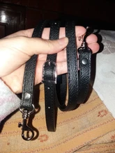Correa de cuero PU para hombro, correa para bolso cruzado de 138cm de largo, correa de repuesto de doble capa, accesorios para bolso con hebilla DIY