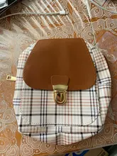 Vento Marea-Mini mochila cruzada para chica adolescente, bolso de hombro a cuadros para teléfono, estilo coreano, nueva moda