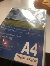 Impresión de inyección de tinta autoadhesiva de alto brillo con adhesivo trasero, papel fotográfico A4 A6