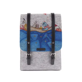 BiggDesign Mr. Allright Man Felt Backpack 
BiggDesign Mr. Allright Man Felt Backpack