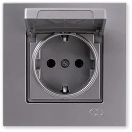 PnpnElectrıc Gns Eqona Metallic Silver Grounded Socket With Cover 16A 220V AC Socket with Side Earth with Cover
PnpnElectrıc Gns Eqona Metallic Silver Grounded Socket With Cover 16A 220V AC Socket with Side Earth with Cover