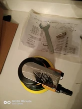Lijadora de aire neumática de 5/6 pulgadas, herramienta de pulido, máquina de Palma Orbital aleatoria, amoladora para el cuidado de la pintura del coche, eliminación de óxido