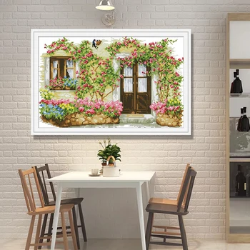 Joy Sunday Beautiful rose flower Soluble Printed Cross Stitch Set Needlework DIY 14CT Cross Stitch Patterns Water Soluble Canvas
Joy Sunday Beautiful rose flower Soluble Printed Cross Stitch Set Needlework DIY 14CT Cross Stitch Patterns Water Soluble Canvas
