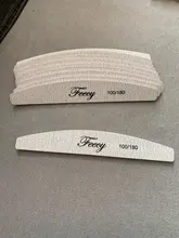 Archivo de clavo de doble lado de la lima de uñas Buffer 100/180 Trimmer de búfer en el arte de uñas Ongle de uñas arte herramienta