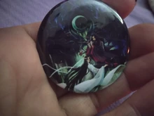 Bolsa de Metal de dibujos animados, broche de placa con pantalla de Anime, Mo Bao Zu Shi, regalo de colección
