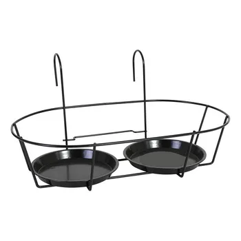 Balcony Support for Hanging Flower Pots Metal Black (ø 19 cm)
Balcony Support for Hanging Flower Pots Metal Black (ø 19 cm)