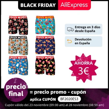 Pack 6 Boxer Crazy Boxer Nature for Man
Pack 6 Boxer Crazy Boxer Nature for Man