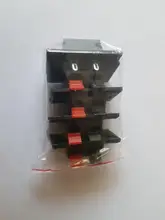 2017 caliente 5 uds 2 conector de posiciones Terminal Push en Jack primavera carga de Audio terminales de altavoz