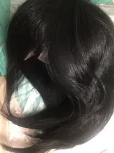 HAIRJOY Jet-Peluca de Cosplay, pelo sintético recto corto, fibra resistente al calor, color negro