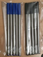 Jinhao-recarga de tinta azul y negra para recarga de bolígrafo, alta calidad, Suiza, firma, artículo de papelería para caligrafía, 10 Uds.