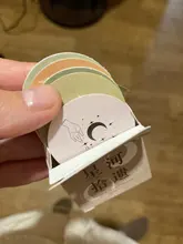 45 unids/pack Kawaii Luna corazón etiqueta engomada de papel pegatinas de papel marcador de libro diario etiqueta decorar Escuela de papelería Scrapbooking sl2661