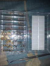 Extensor de vástago de bobinado de reloj de varios tamaños + coronas accesorios Reparación de reemplazo de la barra de extensión del reloj coronas para reloj tallos Juego de Herramientas