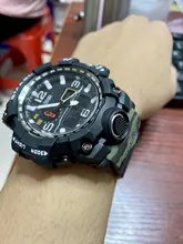 SMAEL-Reloj deportivo de cuarzo para hombre, cronógrafo analógico de estilo militar y a la moda, código 1545