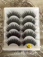 Pestañas postizas hechas a mano 3D, pelo suave de visón, extensión de pestañas postizas, maquillaje largo Natural, 5 pares, suministros de herramientas