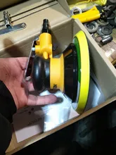 Lijadora de aire neumática de 5/6 pulgadas, herramienta de pulido, máquina de Palma Orbital aleatoria, amoladora para el cuidado de la pintura del coche, eliminación de óxido