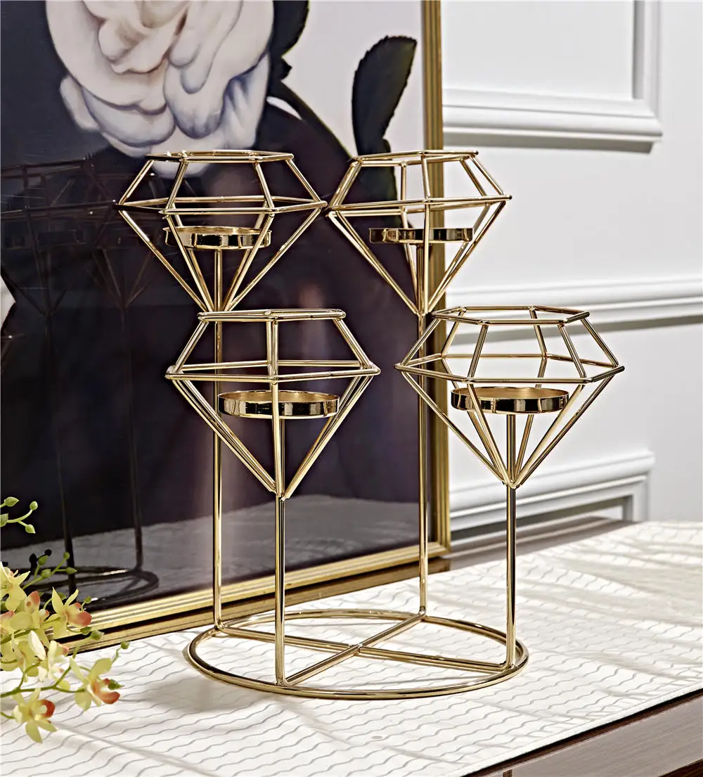 Candle Holder Container 4head for Table Unique Modern Design for Home Decor Gift for Friend
Candle Holder Container 4head for Table Unique Modern Design for Home Decor Gift for Friend
