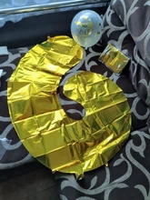 2 uds. De globos de aluminio con número de plata de oro rosa para adultos, adornos fiestas de cumpleaños de 13, 18, 21, 30 y 40 años, 30/40 pulgadas