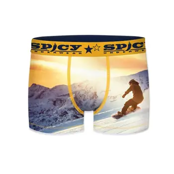 SPICY BOXER mens BOXER shorts with color stampings in microfiber
SPICY BOXER mens BOXER shorts with color stampings in microfiber