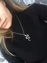 Nuevo Animal serpiente pendientes collar de serpiente COLLAR COLGANTE de las mujeres estilo minimalista de aleación de mujer moda joyería de cumpleaños regalo fiesta