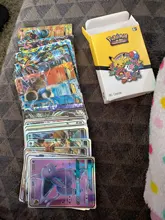 Vmax GX EX TAG-cartas de colección de juegos para niños, Cartas coleccionables de Pokémon en papel, regalo en inglés, 10-2021 unids/lote, novedad de 300