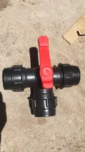 Plastic Valve Fast-Connection-Pipe-Valve Pe-Three-Way Internal-Diameter T-Type 20/25/32-/..