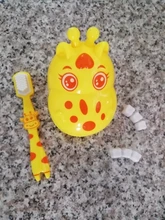 Cepillo de dientes de jirafa para niños, modelo de enseñanza de dientes de Modelo Dental, cepillado educativo, juguete Dental, regalos