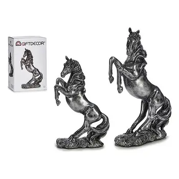 Horse Silver Resin Silver (8 x 31 x 19 cm)
Horse Silver Resin Silver (8 x 31 x 19 cm)