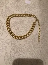 Collar grande de moda para mujer, Gargantilla gruesa de Color dorado y plateado, collares de cadena, joyería de fiesta, 2021