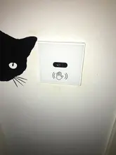 SMATRUL-Interruptor de luz de pared inteligente con Sensor infrarrojo, Panel de pantalla de vidrio, sin línea de fuego, fuente de alimentación de 220V, 10A, UE, Reino Unido