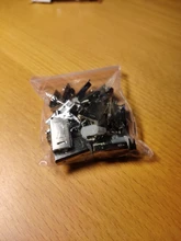 Conector de carga de Cable para teléfono, Conector de soldadura macho 4 en 1, USB 3,1, 4P, niquelado/chapado en oro, 1/2/5 uds.