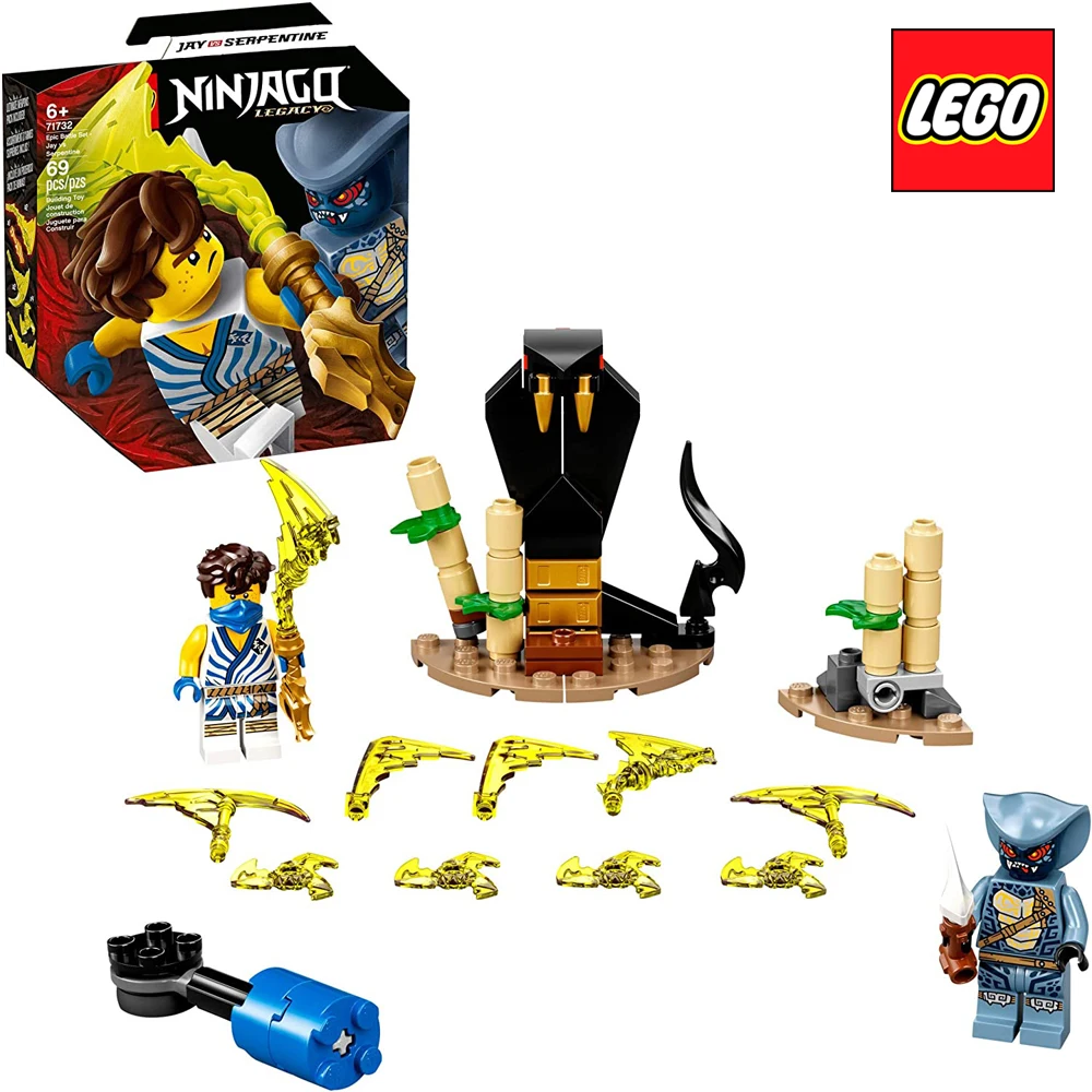 LEGO NINJAGO Epic игрушечный Боевой набор-Jay VS. 71732 оригинальная детская игрушка со змеиным принтом, Новая игрушка для детей, подарок на день рождения и Рождество для мальчиков
LEGO NINJAGO Epic игрушечный Боевой набор-Jay VS. 71732 оригинальная детская игрушка со змеиным принтом, Новая игрушка для детей, подарок на день рождения и Рождество для мальчиков