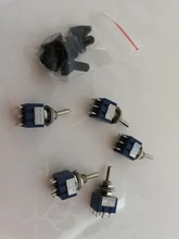Mini Switch Waterproof-Cap SPDT MTS-202 103 203 5pcs 10pcs 6mm on DPDT 125VAC Off-On