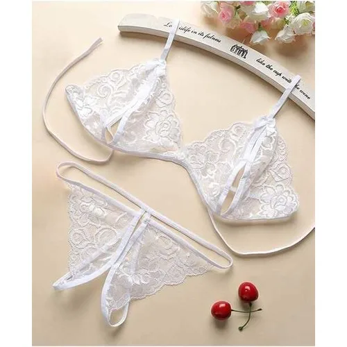 LOOK FOR YOUR WONDERFUL NIGHTS WITH ITS STUNNING WOMEN'S ELEGANT LINGERIE Attractive White Lace Fancy Set FREE SHIPPING
LOOK FOR YOUR WONDERFUL NIGHTS WITH ITS STUNNING WOMEN'S ELEGANT LINGERIE Attractive White Lace Fancy Set FREE SHIPPING