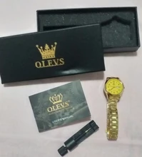 OLEVS-reloj de cuarzo clásico para mujer, resistente al agua, correa de acero inoxidable, reloj de moda para mujer, reloj con fecha de regalo
