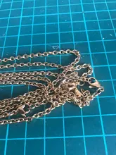 Collar ovalado de acero inoxidable para hombre y mujer, cadena cubana de 1,6/2,4/3/4/5mm, color dorado, joyería de alta calidad