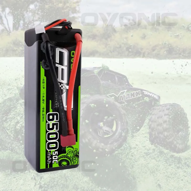 OVONIC Hardcase 14.8V 50C 6500 mAh 4S LiPo Battery Pack 14# with Deans Plug for FPV, UAV, UAS, RC cars, Airplanes
OVONIC Hardcase 14.8V 50C 6500 mAh 4S LiPo Battery Pack 14# with Deans Plug for FPV, UAV, UAS, RC cars, Airplanes