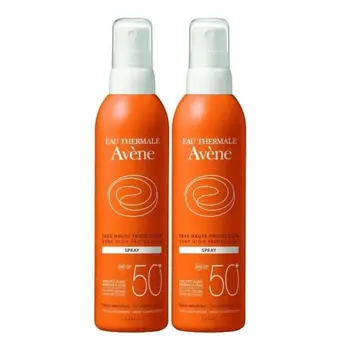 Avene Sunscreen SPF50 + Spray 200 + 200 ml 
Avene Sunscreen SPF50 + Spray 200 + 200 ml