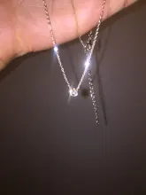 De circón brillante Invisible transparente delgada línea collar Simple gargantilla joyería de las mujeres de Collana joyería Kolye Collares Collier Femme