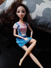 Cuerpo de 12 muñecas de articulaciones movibles para muñeca barbi, cuerpo de muñeca desnuda de plástico sólido para pastel, hornear Princesa, con cabeza