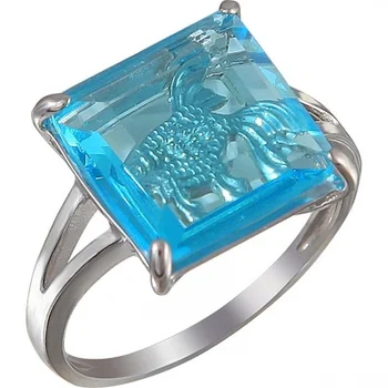 Esthete ring with alpanite and cubic zirconia 
Esthete ring with alpanite and cubic zirconia