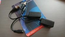 ESCAM-fuente de alimentación de vídeo pasivo, transceptor de Audio Balun para cámara CCTV, BNC a RJ45, 1 par