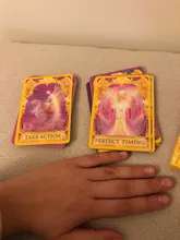Cartas de Tarot con Ángel, respuestas, tarjetas de oráculo, baraja de cartas de juego para Familia, amiga, inglesa, entretenimiento, 2020