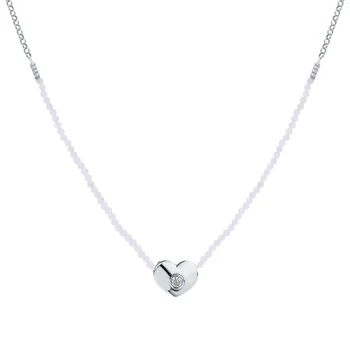 Silver necklace with cubic zirconia and moonstones sunlight sample 925
Silver necklace with cubic zirconia and moonstones sunlight sample 925