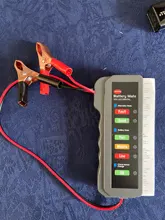 Probador de batería de coche Mini 12V, probador de alternador Digital, pantalla de 6 luces LED, herramienta de diagnóstico de coche, comprobador de batería automático para coche