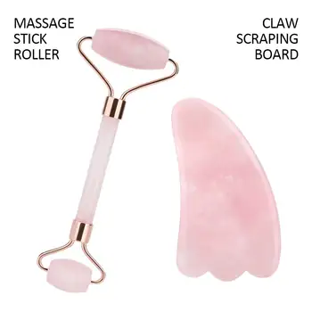 Professional Face Natural Wrinkle Removal Jade Roller Facial Face Jade Massage Roller Rose Quartz Scraper Jade Massager Tools
Professional Face Natural Wrinkle Removal Jade Roller Facial Face Jade Massage Roller Rose Quartz Scraper Jade Massager Tools