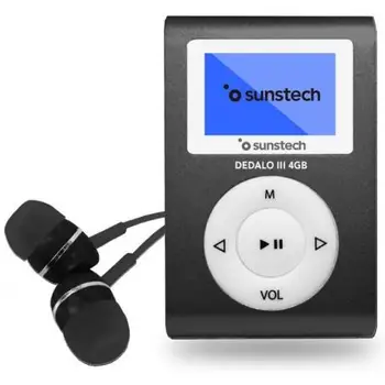 MP3 PLAYER SUNSTECH DEDALOIII 4GB BLACK-2.79CM-FM 20 PRESETS-RECORDER RADIUS/VOICE-BATTERY-CLIP SUBJECT
MP3 PLAYER SUNSTECH DEDALOIII 4GB BLACK-2.79CM-FM 20 PRESETS-RECORDER RADIUS/VOICE-BATTERY-CLIP SUBJECT