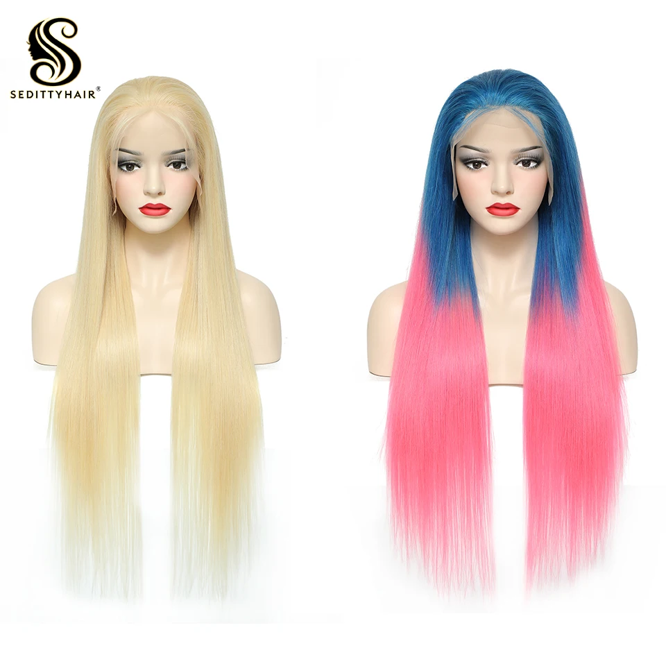 Sedittyhair colorful straight Frontal Brazilian Wig pink color 13x4 Lace honey blonde Lace Front Human Hair Wigs For Black Women
Sedittyhair colorful straight Frontal Brazilian Wig pink color 13x4 Lace honey blonde Lace Front Human Hair Wigs For Black Women
