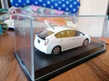 1/43 Toyota Prius blanco perla juguete en miniatura moldeado a presión regalo