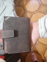 Billetera de longitud media para hombre, cartera informal Retro con patrón de lona, regalo de moda, resistente al agua, antirrobo, nuevo estilo