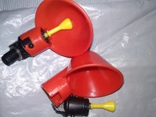 Bebedero de codorniz automático 4 uds, bebedero para pollos, cuenco con boquilla amarilla, sistema de agua potable para granja de aves de corral